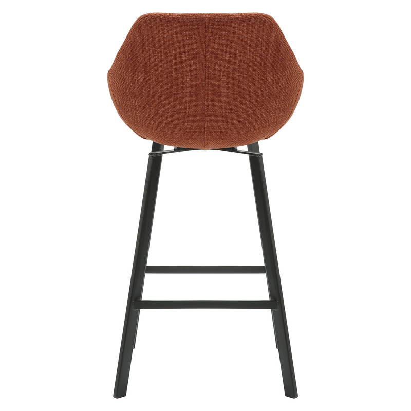 Chaise snack pivotante tissu caramel