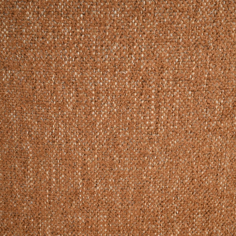 Chaise repas accoudoir tissu caramel