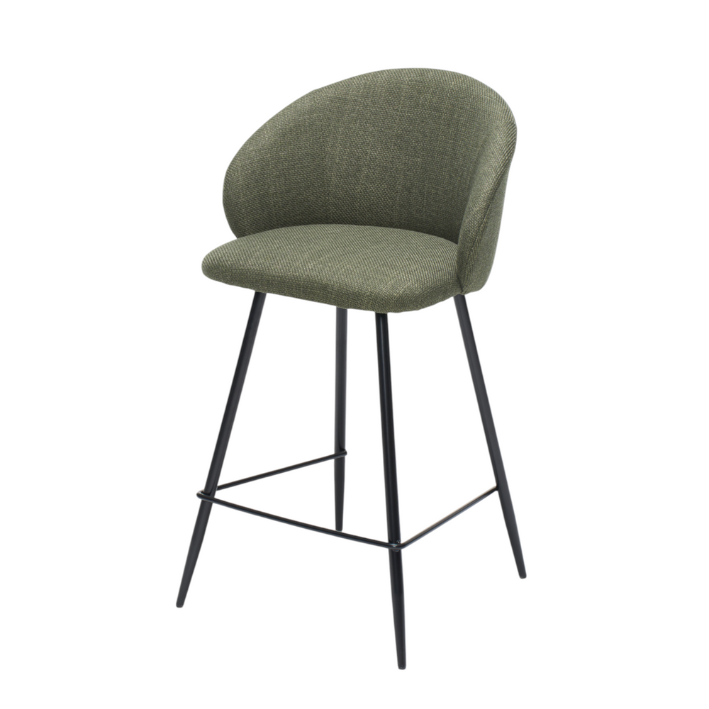 Chaise snack tissu kaki