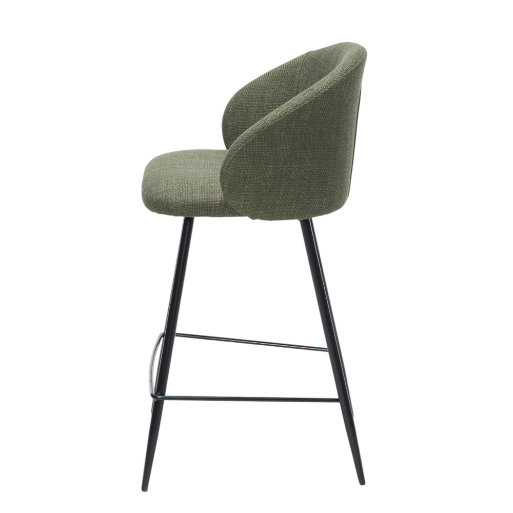 Chaise snack tissu kaki