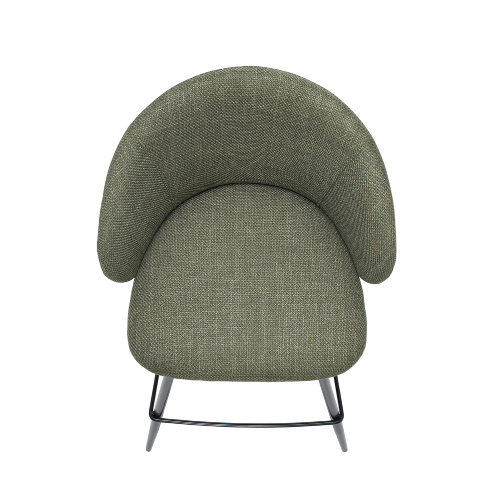 Chaise snack tissu kaki