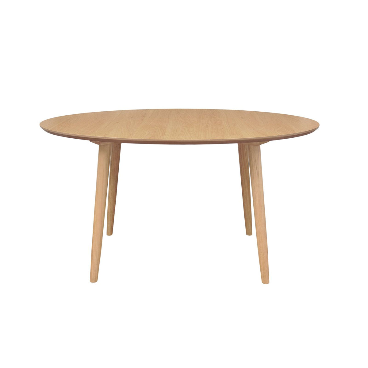 Table repas 140 cm ovale placage chêne