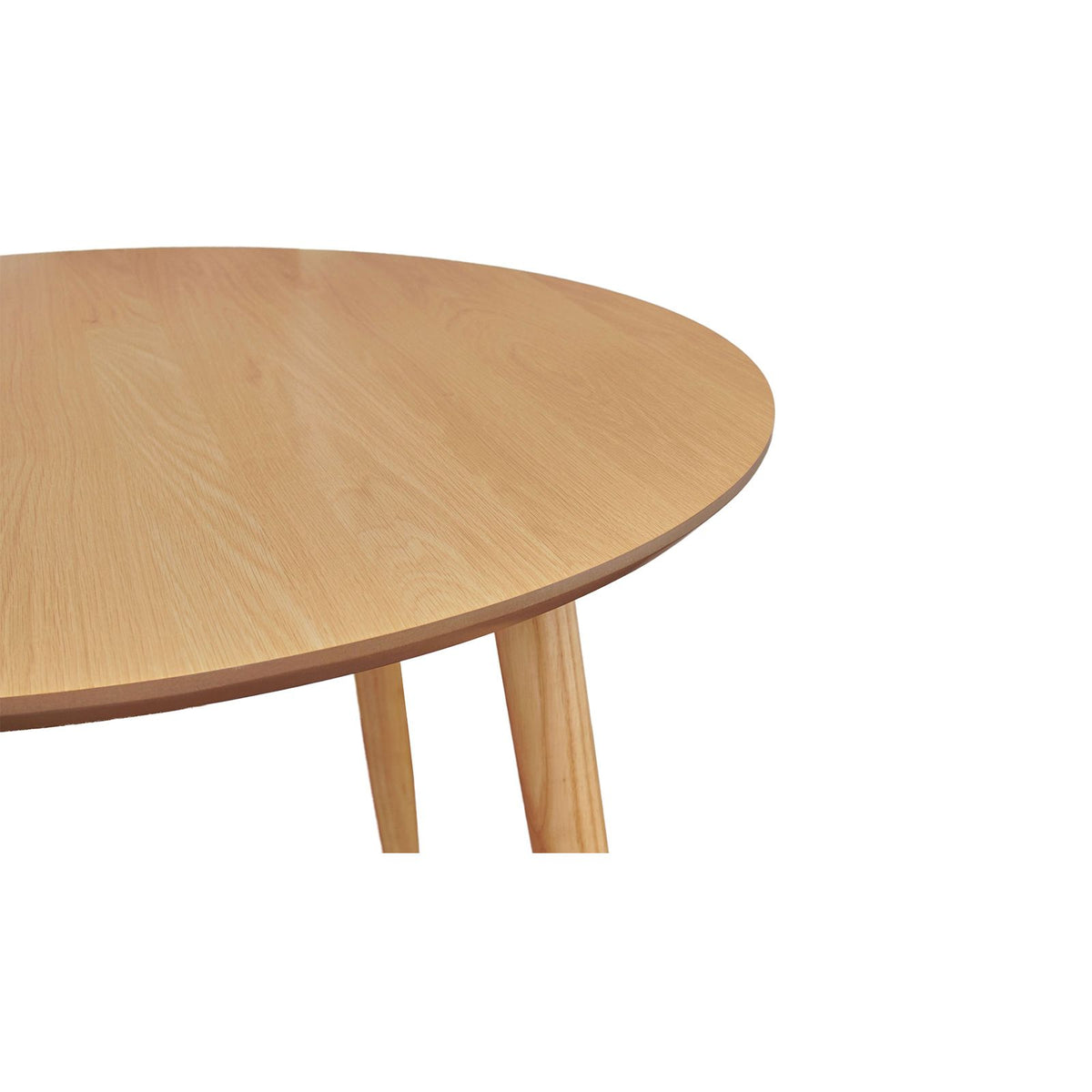 Table repas 140 cm ovale placage chêne