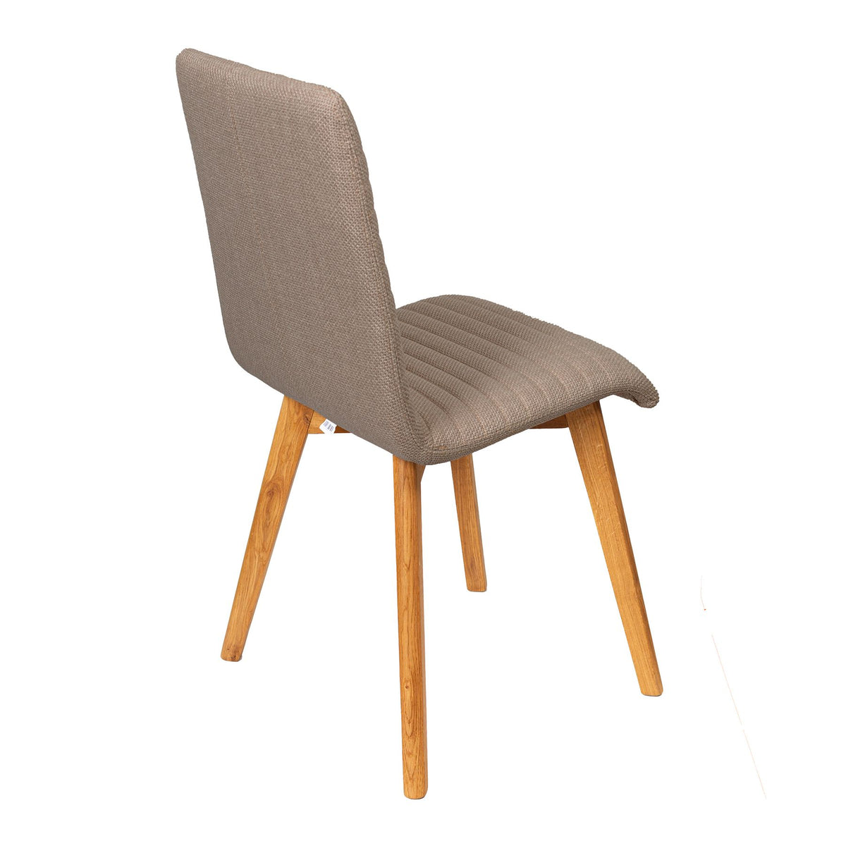 Chaise repas tissu taupe