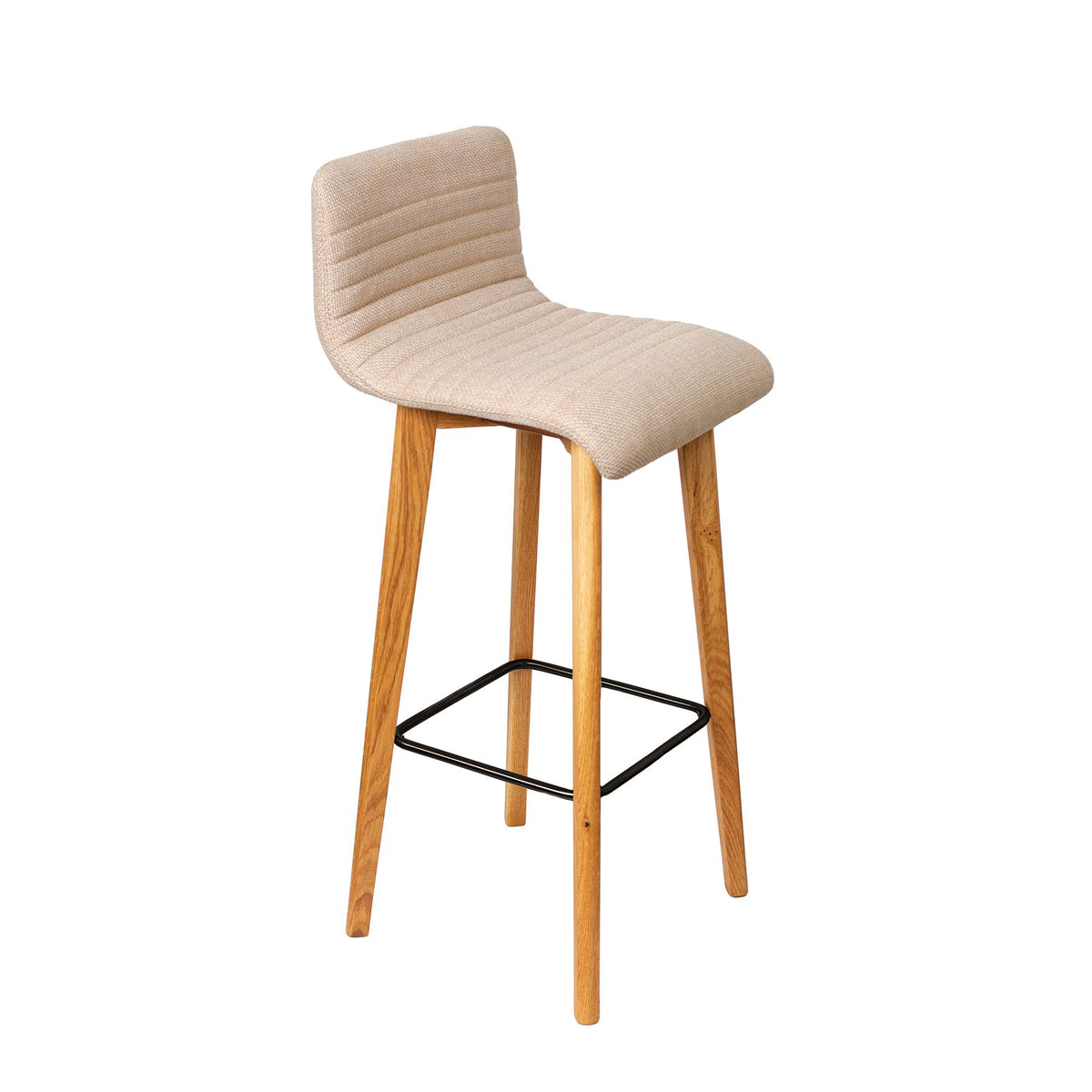Chaise snack tissu écru