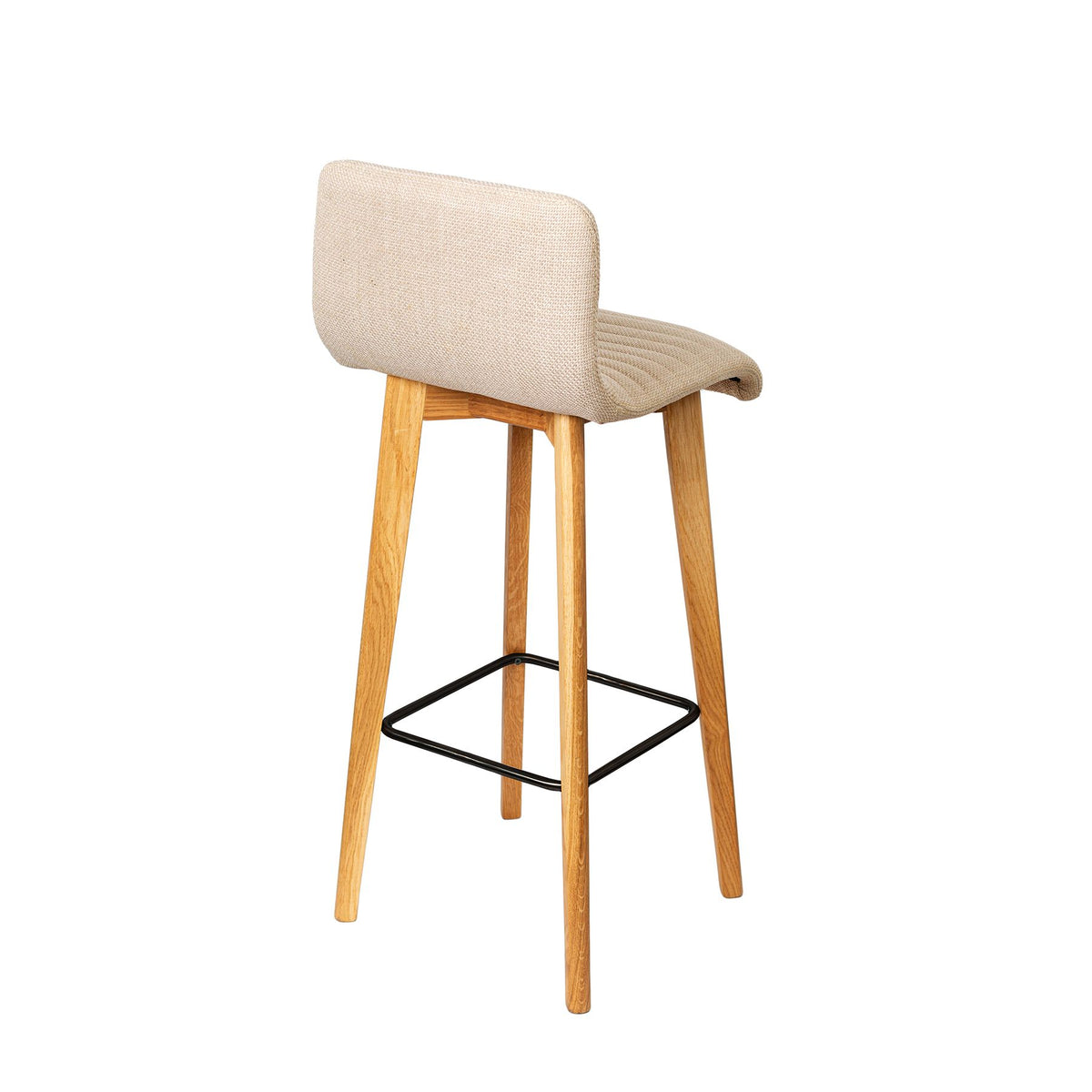 Chaise snack tissu écru