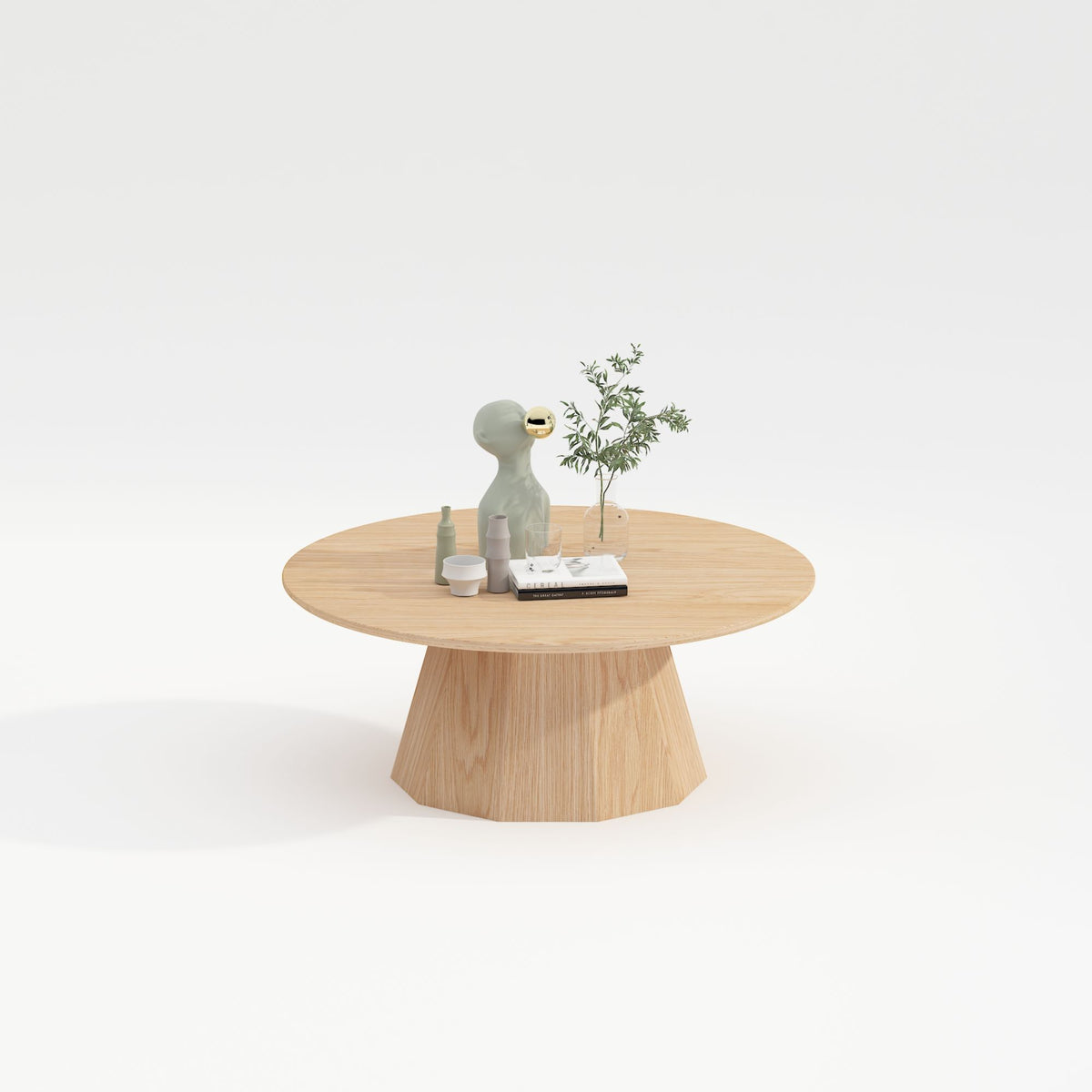 Table basse placage chêne naturel