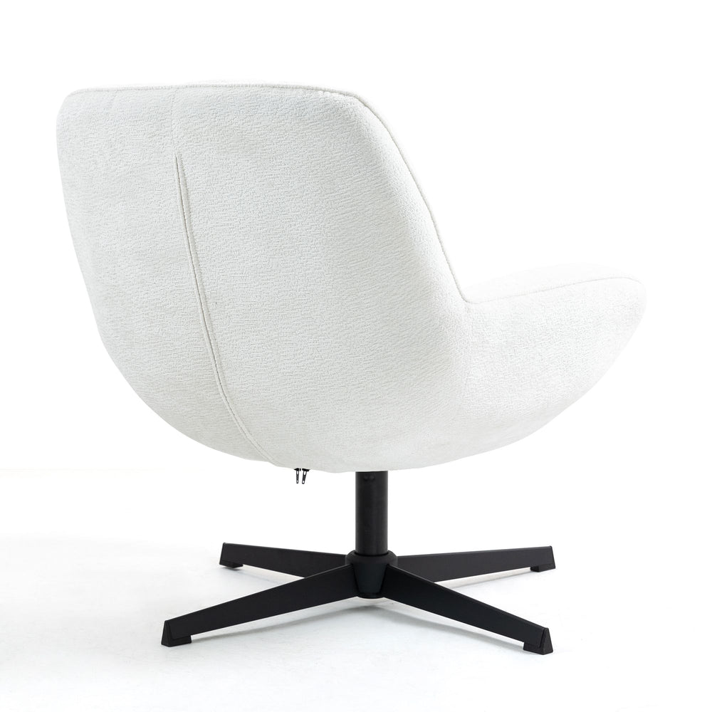 Fauteuil pivotant blanc