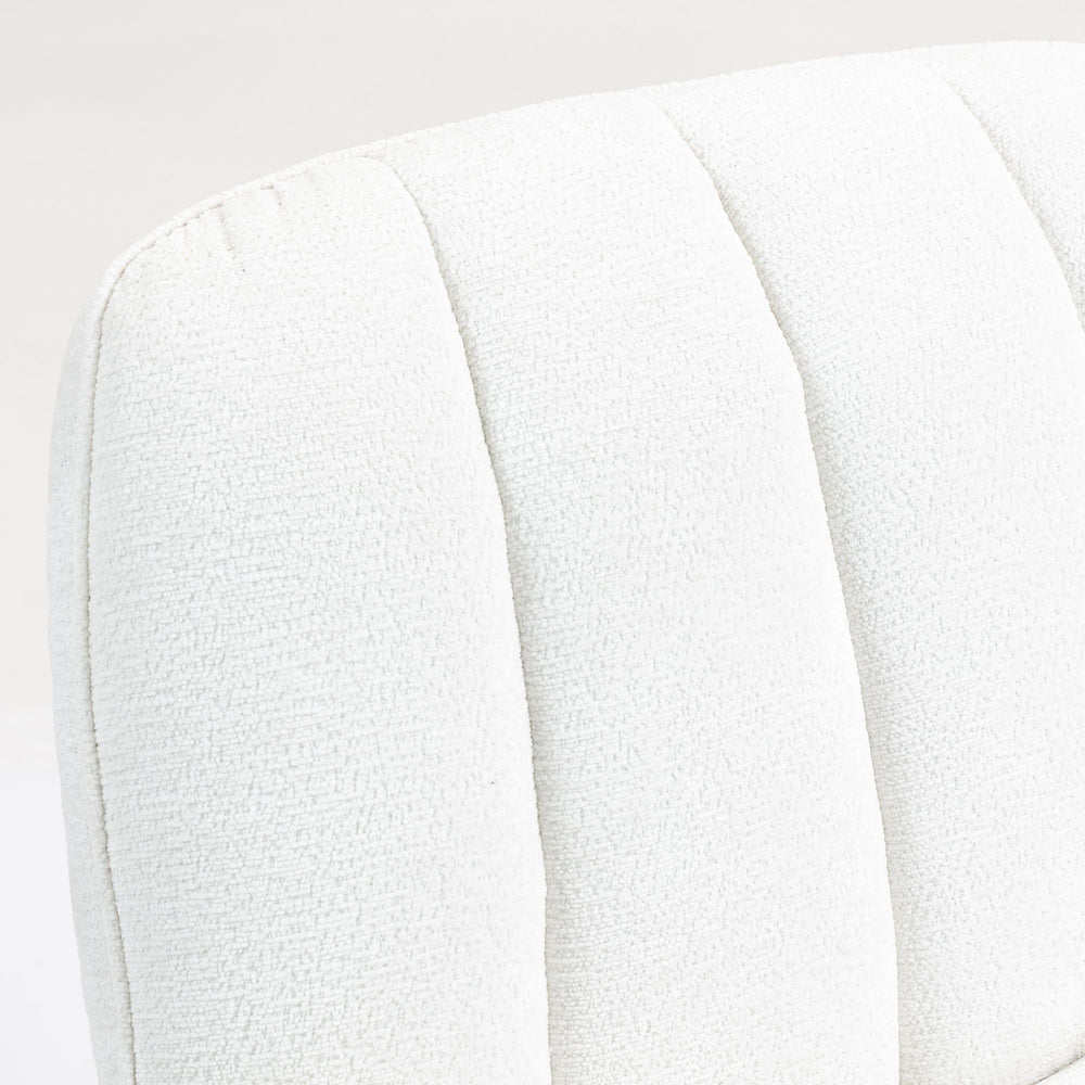 Fauteuil pivotant blanc