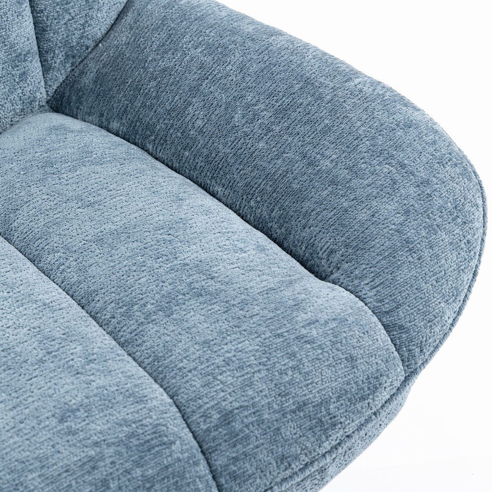 Fauteuil pivotant bleu