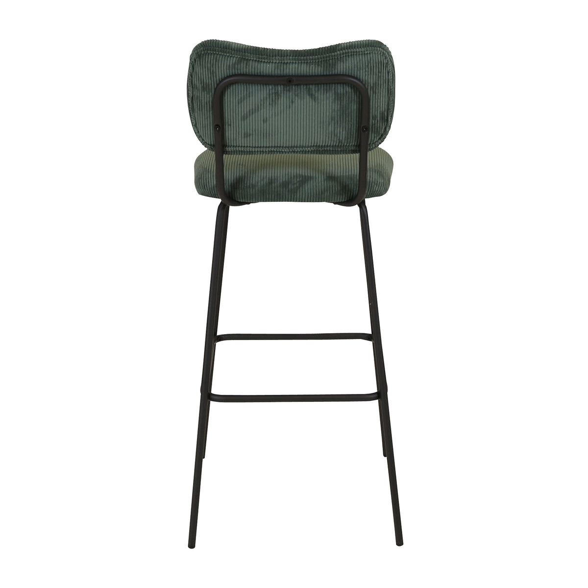 Chaise snack velours côtelé vert foncé