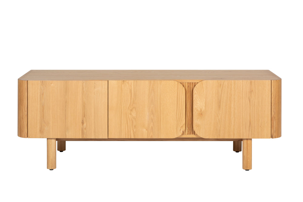 Meuble télé 155cm chêne naturel