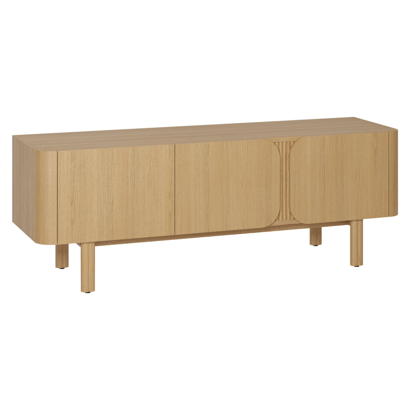 Meuble télé 155cm chêne naturel