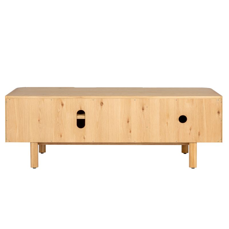 Meuble télé 155cm chêne naturel