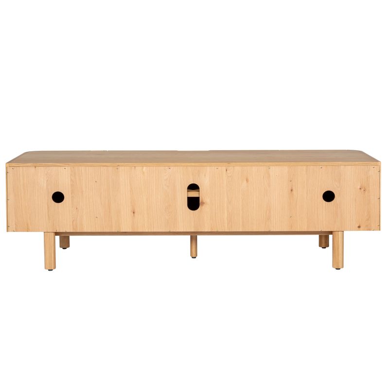 Meuble télé 180cm chêne naturel