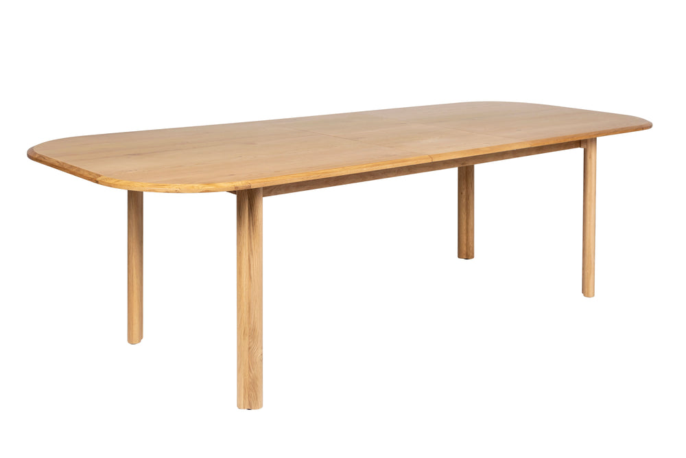 Table repas 200cm avec allonge chêne naturel