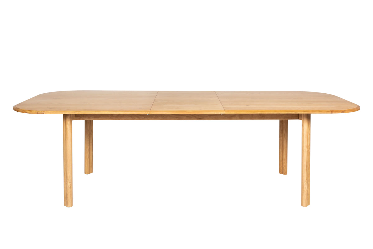 Table repas 200cm avec allonge chêne naturel