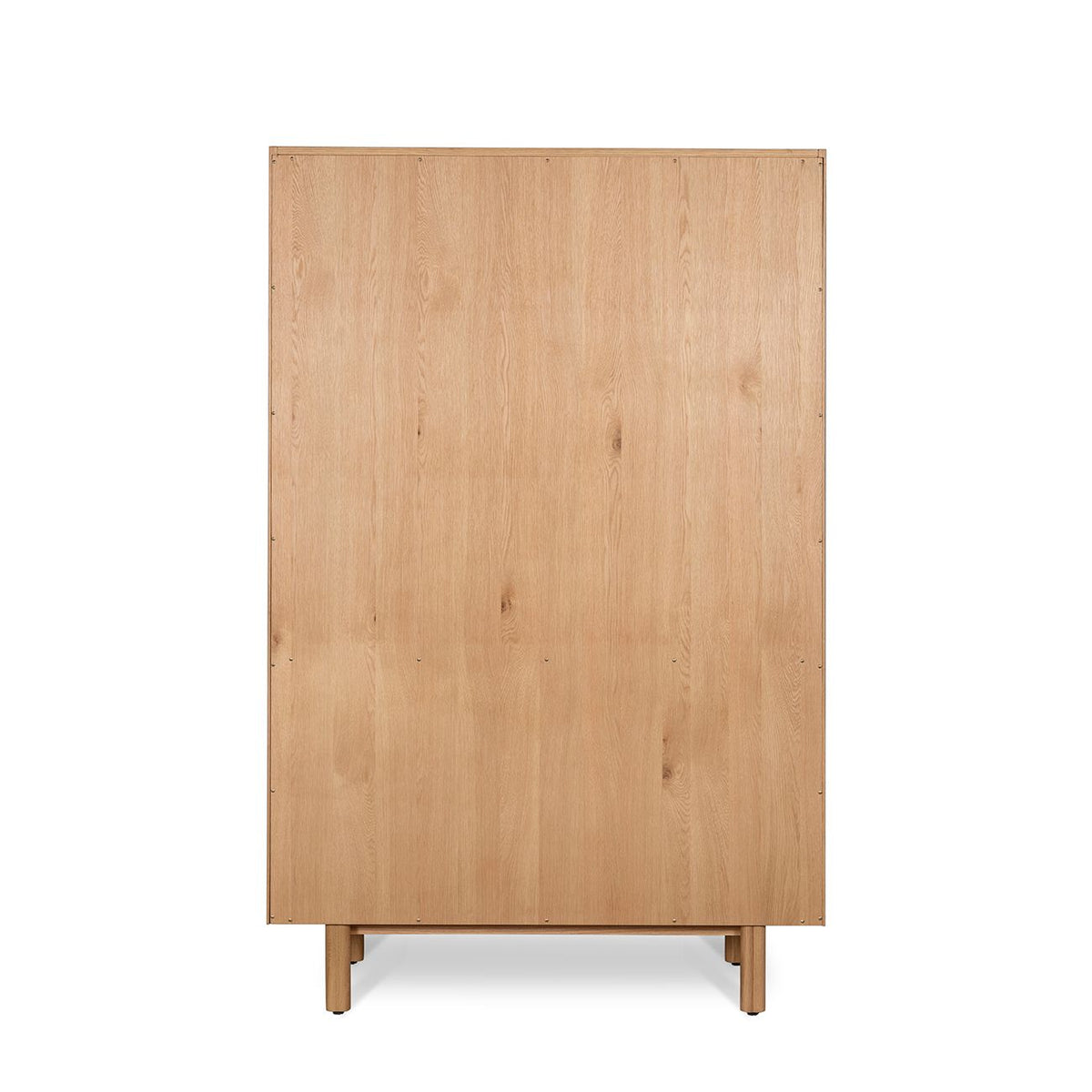 Vitrine 4 portes 2 en verre et 2 en bois