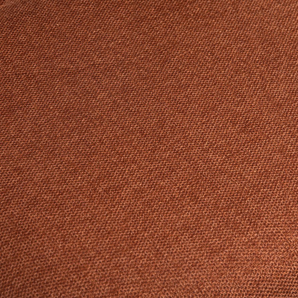 Chaise repas en tissu terracotta