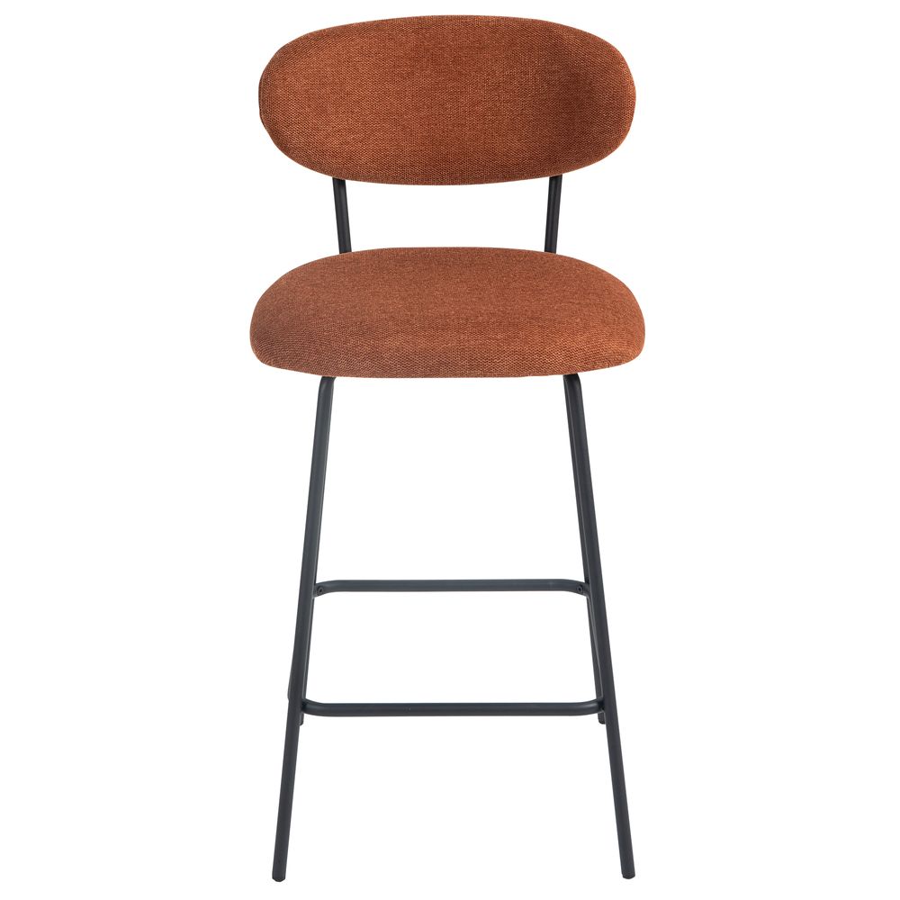 Chaise snack en tissu terracotta
