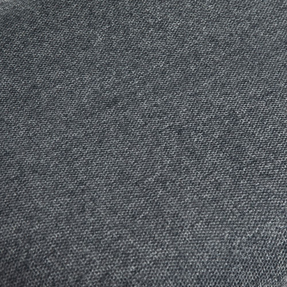 Chaise snack en tissu gris fonce