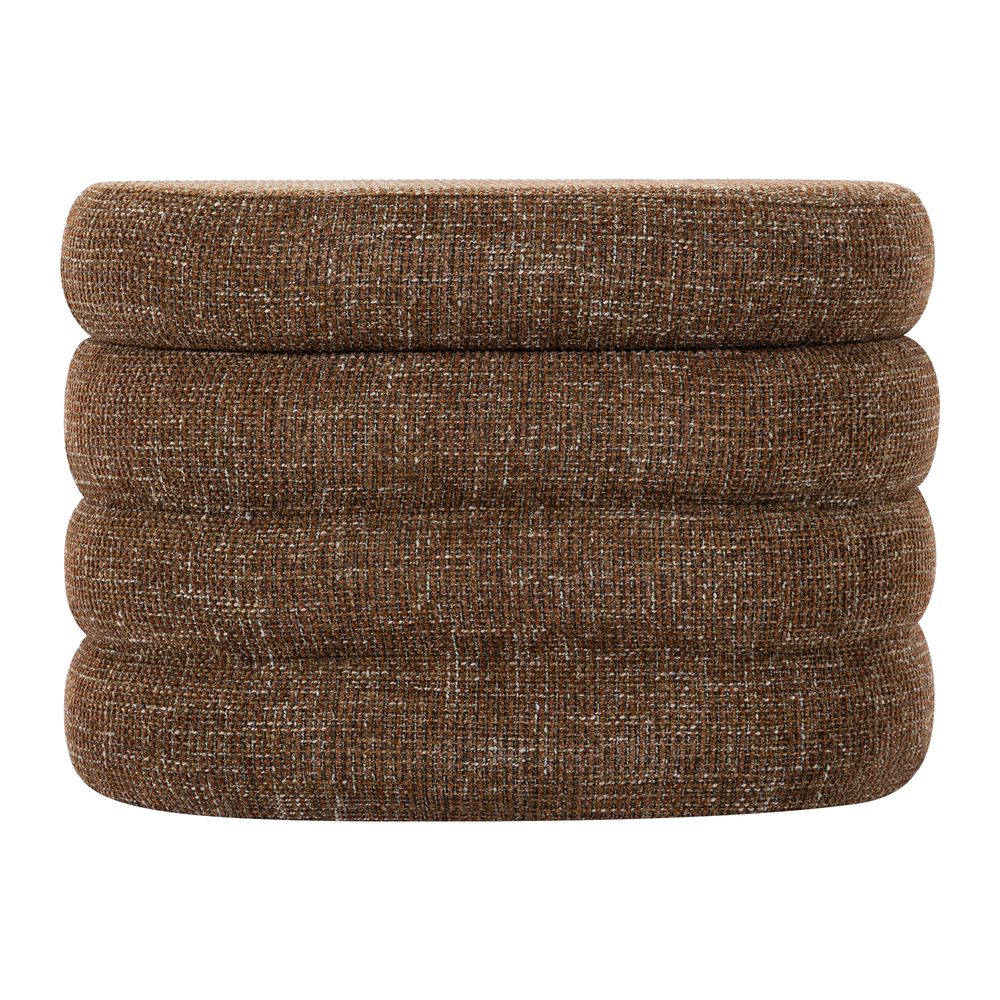 Banc coffre tissu chenillé rouge