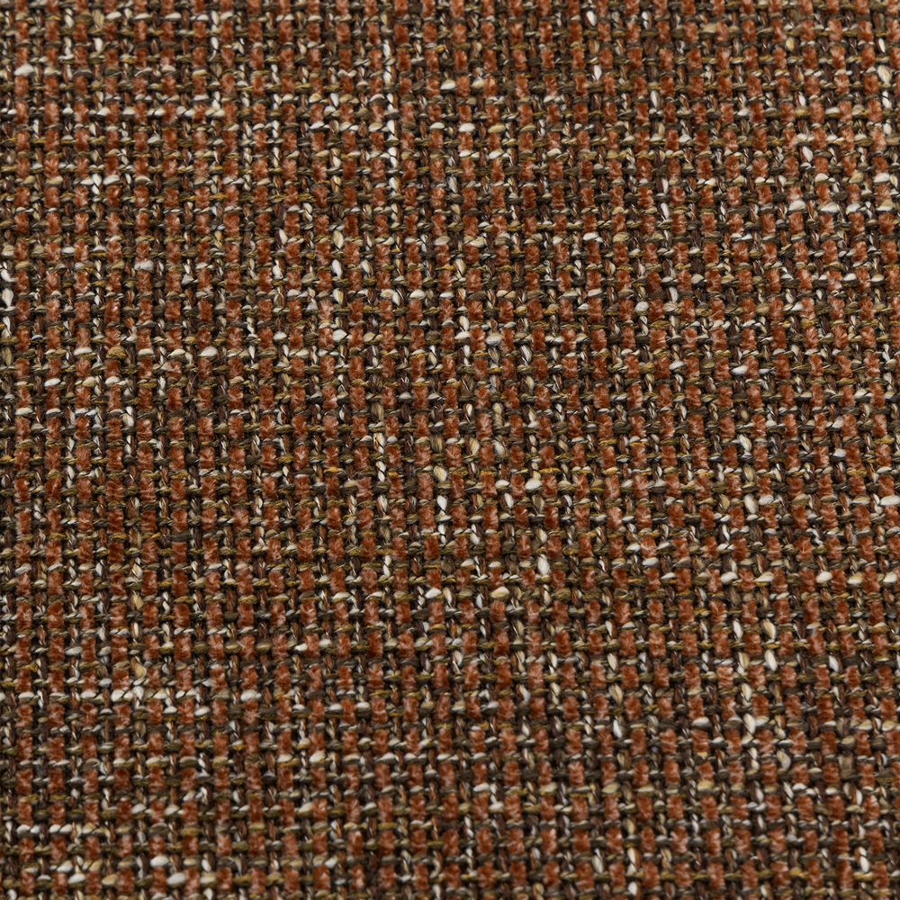 Banc coffre tissu chenillé rouge
