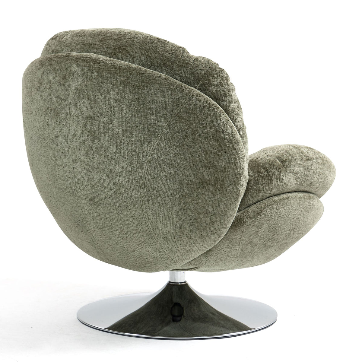 Fauteuil pivotant kaki