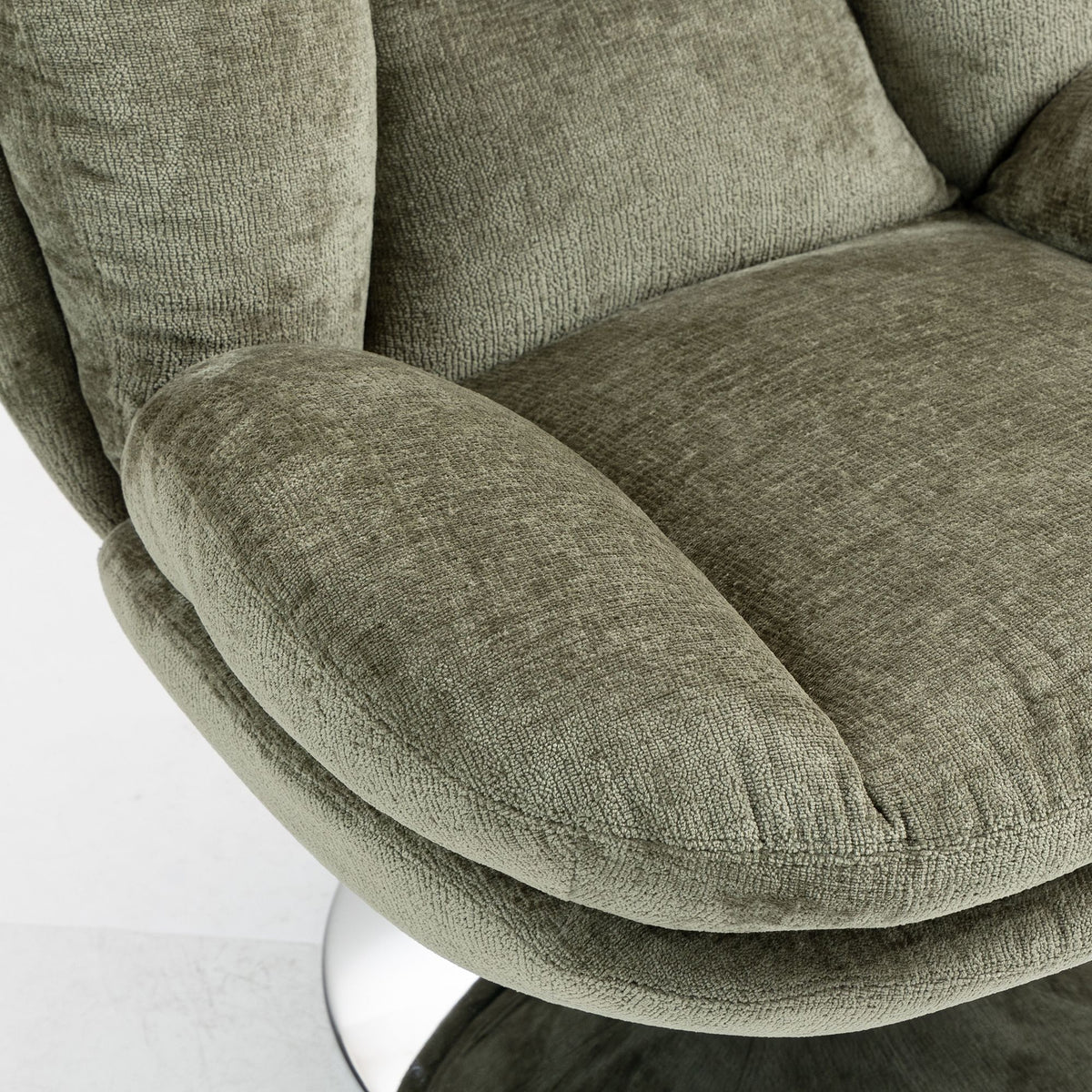 Fauteuil pivotant kaki