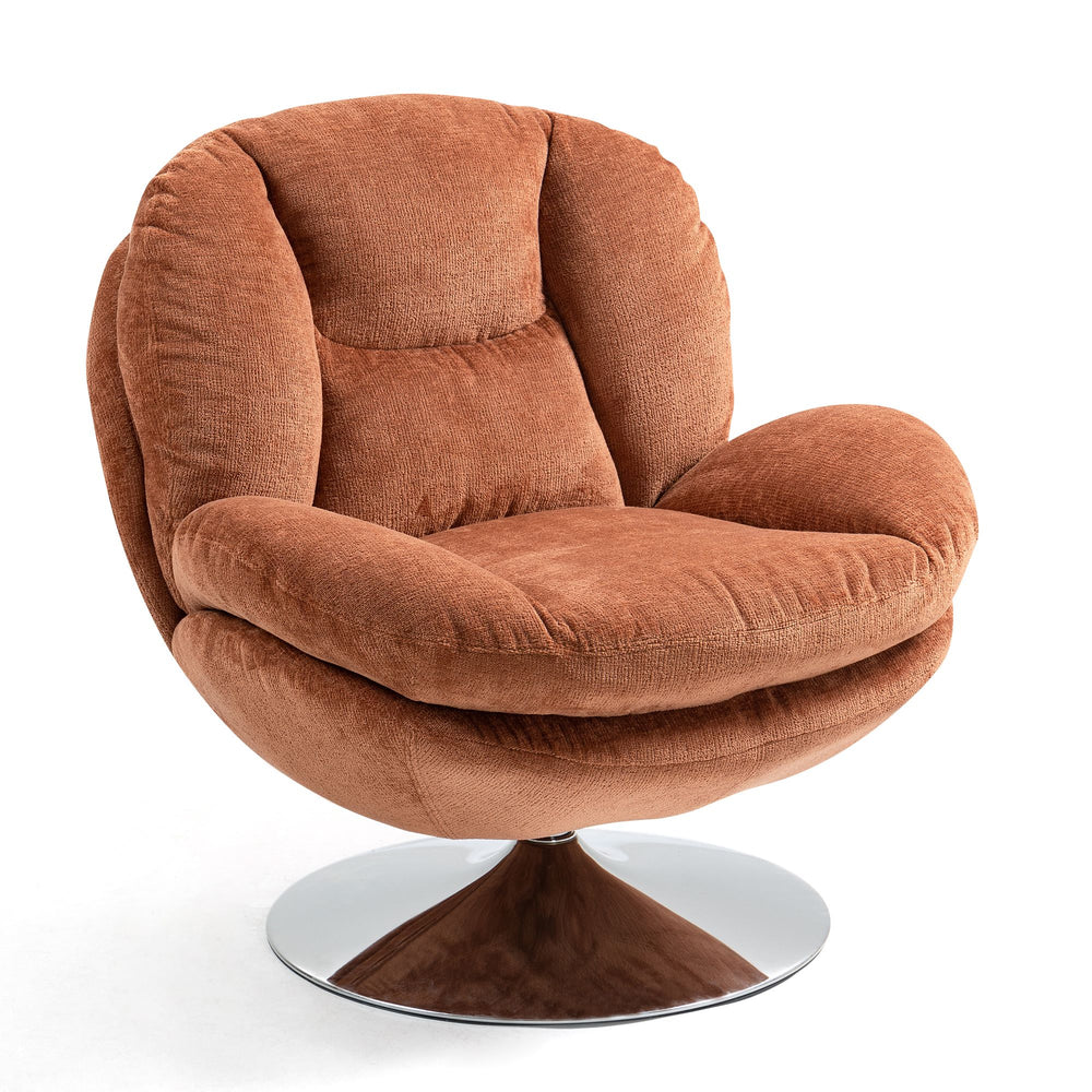 Fauteuil pivotant rouille