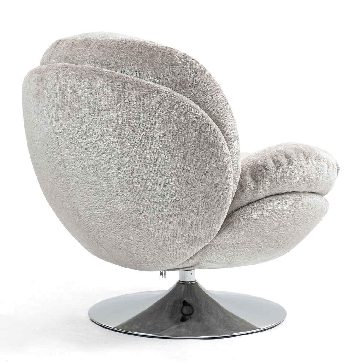 Fauteuil pivotant taupe