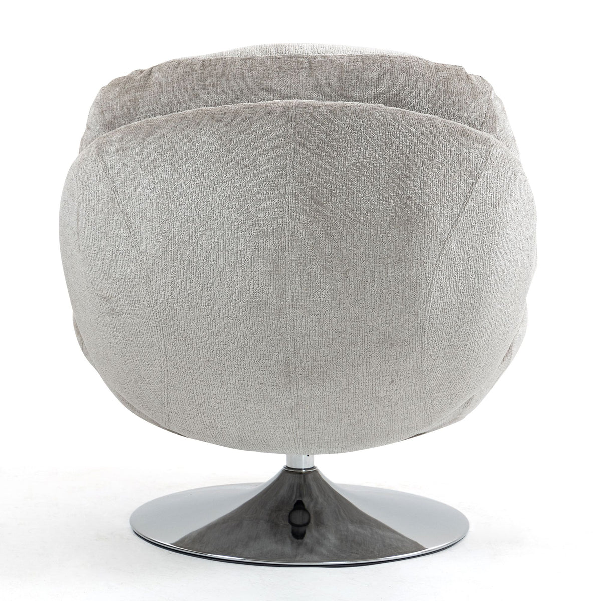 Fauteuil pivotant taupe
