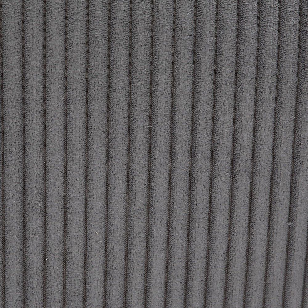 Fauteuil pivotant velours côtelé gris