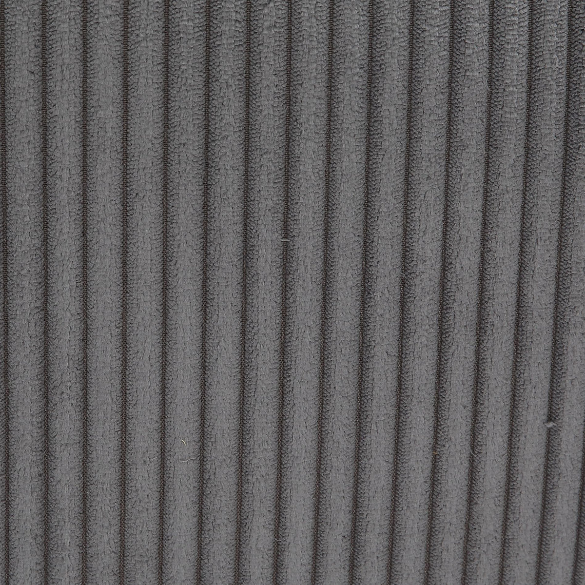 Fauteuil pivotant velours côtelé gris