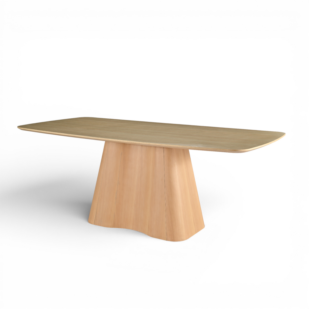 Table repas placage chêne 200 cm