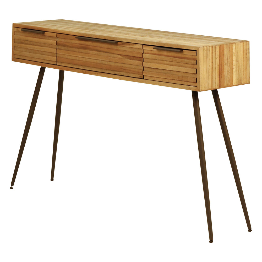 Console teck recyclé 120cm