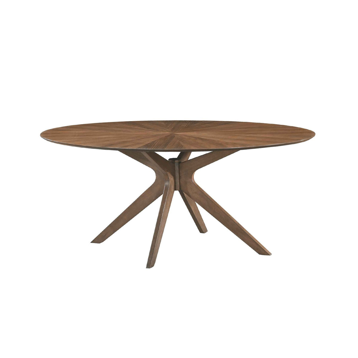 Table repas ovale 180 cm placage noyer