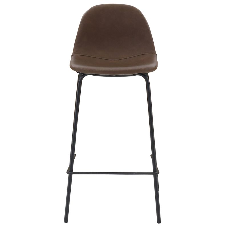 Chaise snack marron