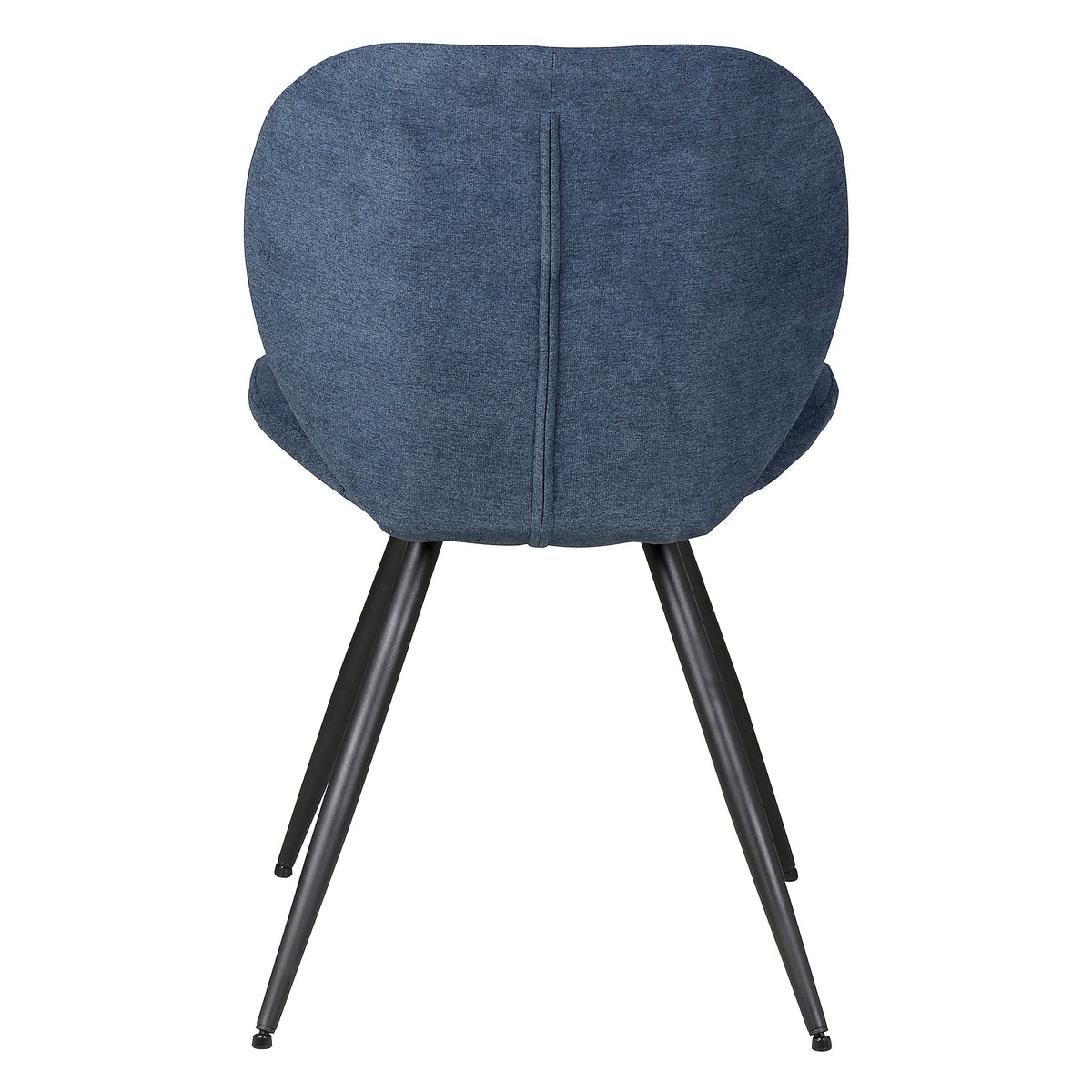 Chaise repas tissu bleu foncé