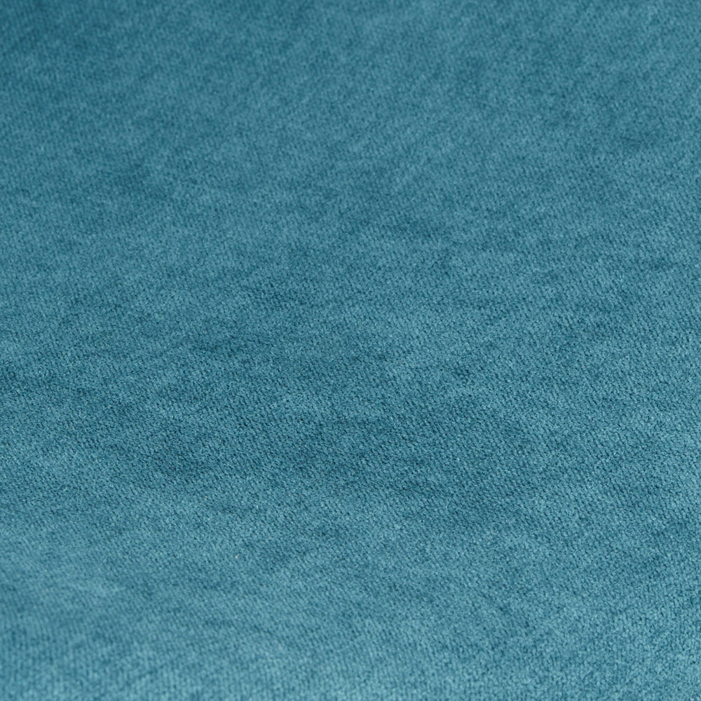 Chaise repas tissu bleu canard